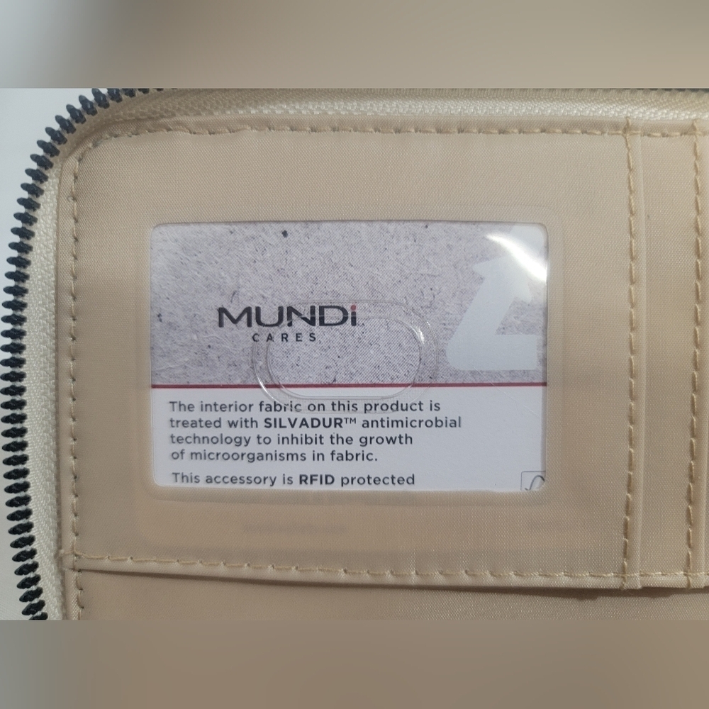 Mundi Jacqui RFID Womens Floral Crossbody/Wristlet Bag Vegan Leather - Picture 8 of 10